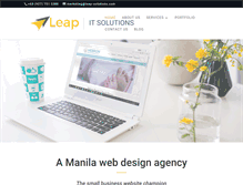 Tablet Screenshot of leap-solutions.com